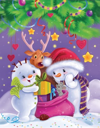 Новогодняя открытка