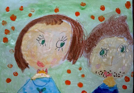 Детские рисунки мамы