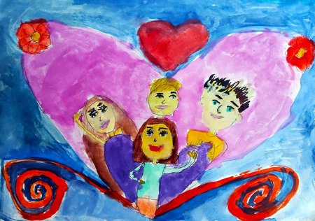 Рисунок моя семья