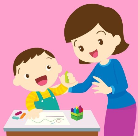 Дети и взрослые иллюстрации