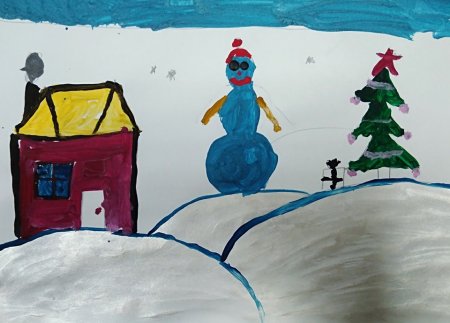 Конкурс рисунков зимние причуды