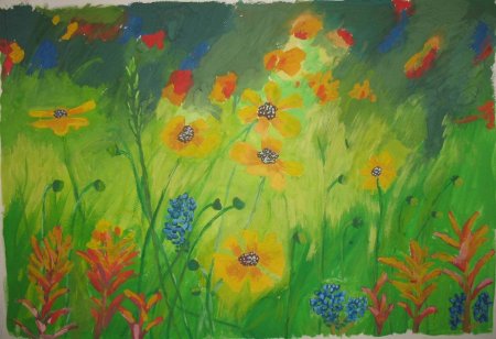 Краски лета глазами детей