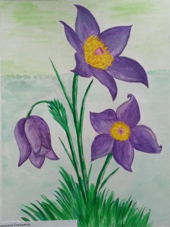 Цветы небывалой красоты рисование