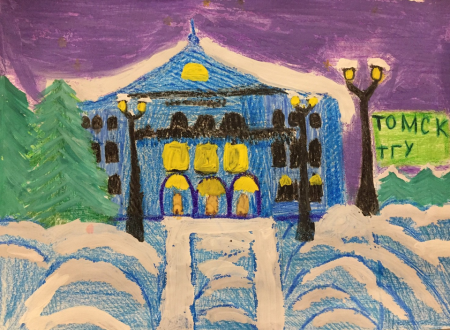 Зимняя сказка рисунок