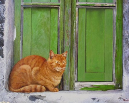 Татьяна Дерий картины кошки