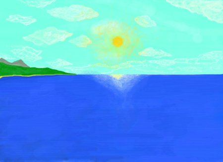 Красота воды рисунок для детей