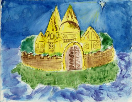 Детские рисунки к опере Иван Сусанин