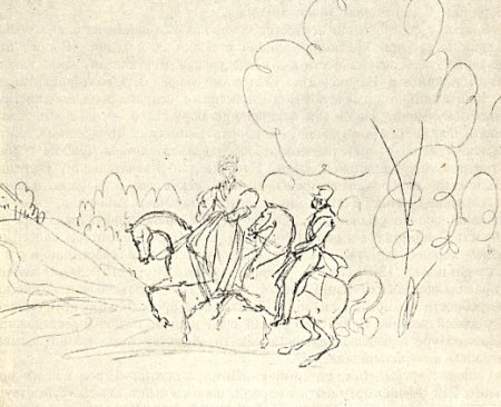 Рисунок к опере Иван Сусанин