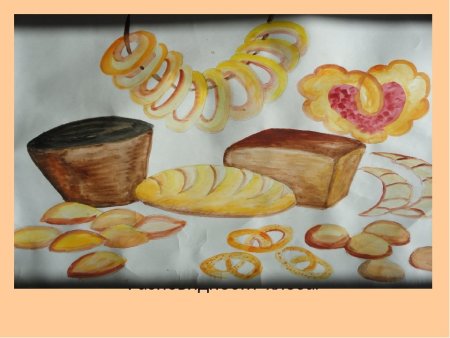 Рисование хлеб всему голова