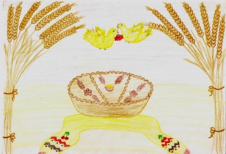 Рисунок на тему хлеб всему голова