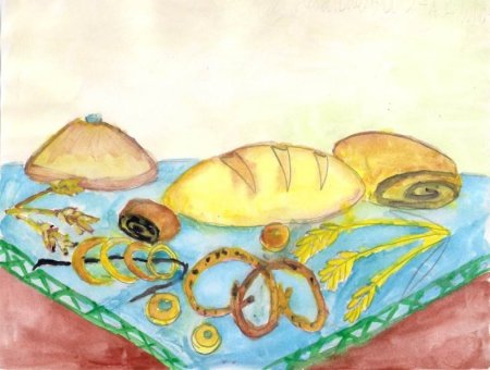 Рисунок на тему хлеб