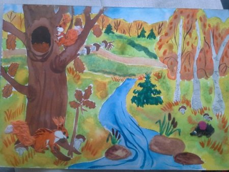 Рисунок на осеннюю тему