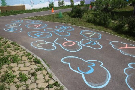 Дорожки на асфальте для детей