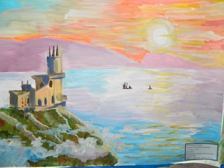 Пейзажи Крыма рисунки