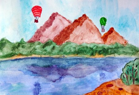 Крым Россия детские рисунки