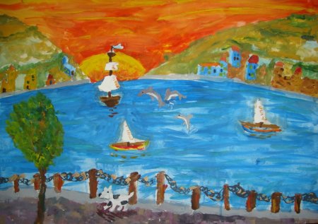 Крым глазами детей рисунки