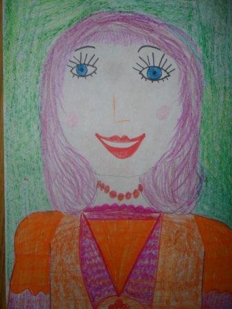 Портрет мамы для детей