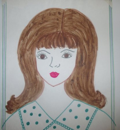 Портрет мамы в детский сад