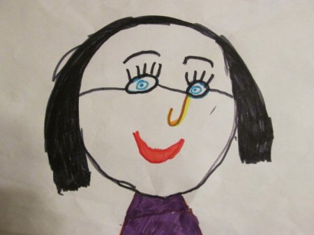 Детские рисунки мамы