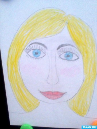 Мамин портрет 5 лет