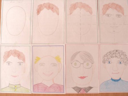 Рисование портрет для детей дошкольного возраста