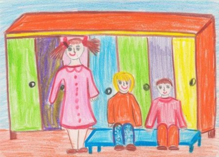 Рисование мой любимый детский сад