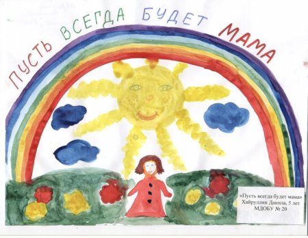 Пусть всегда будет мама рисунки