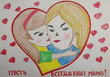 Пусть всегда будет мама рисунки