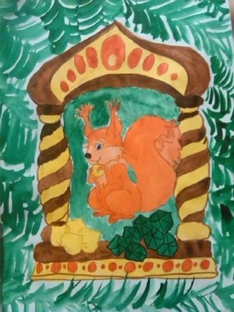 Иллюстрация к сказке о царе Салтане лебедь