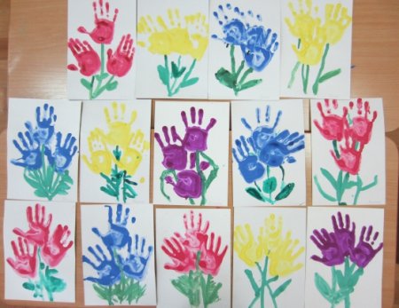 Рисование цветы для мамы