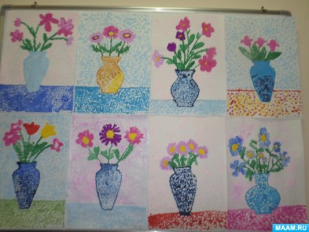 Рисование на тему цветы