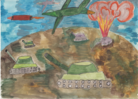 Конкурс рисунков Великой победе посвящается