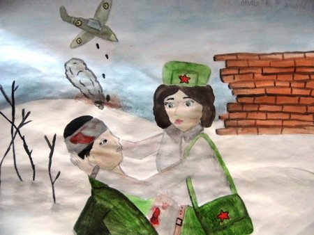 Детские рисунки о войне