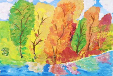 Рисунок на тему осенний Вернисаж