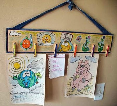 Доска для рисунков в детском саду
