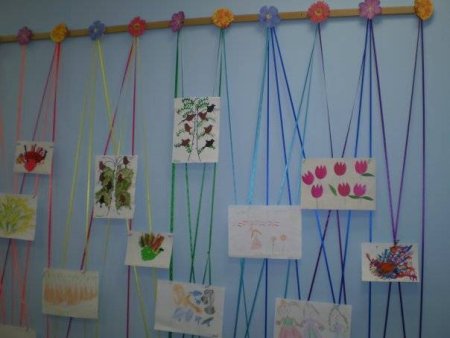 Выставка детских работ в детском саду оформление
