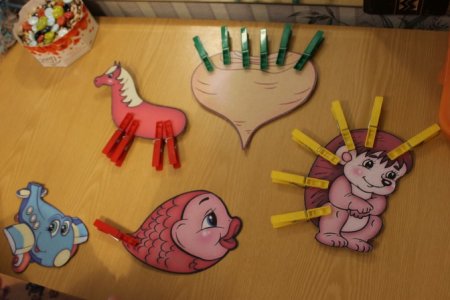 Игры с прищепками в детском саду