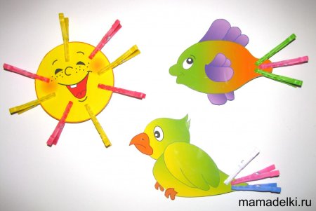 Игры с прищепками