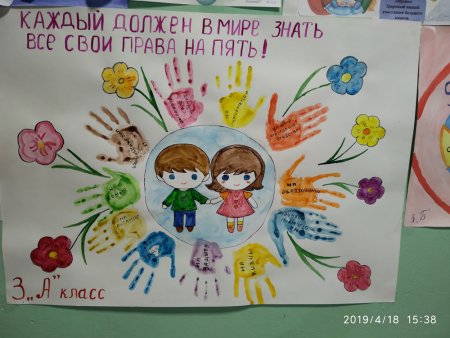 Плакат на тему права ребенка