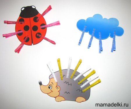 Трафареты для прищепок