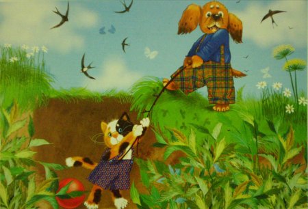 Иллюстрация к пословице друзья познаются в беде