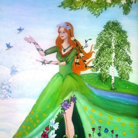 Иллюстрации к стихи Есенина о природе для детей