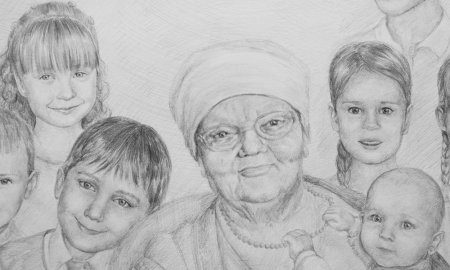 Портрет пожилого человека 4 класс