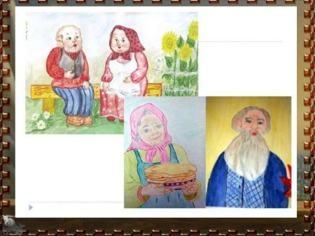 Портрет бабушки в платочке