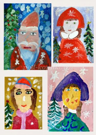 Лицо Деда Мороза