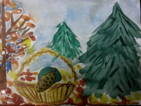 Еловые шишки сказка