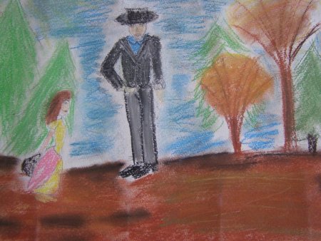 Ваза с еловыми шишками рисунок