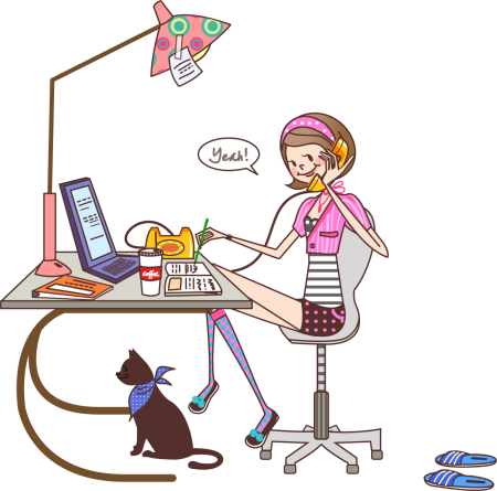 Женщина и компьютер юмор