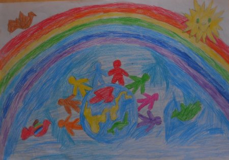 Я ты он она вместе целая Страна рисунки детей