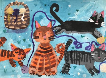 Рисунок на тему мой Четвероногий друг